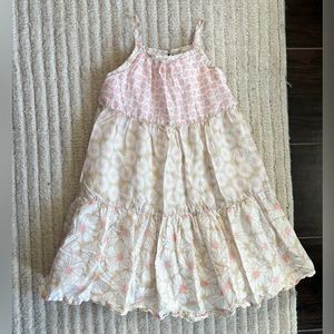 Old Navy cotton mixed print dress, Girls size 4T, EUC